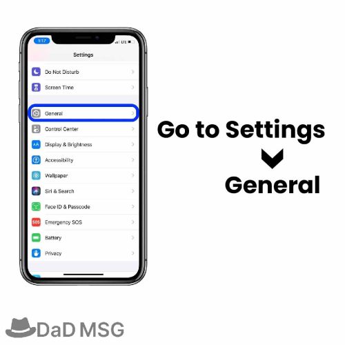 Reset IPhone DaD MSG