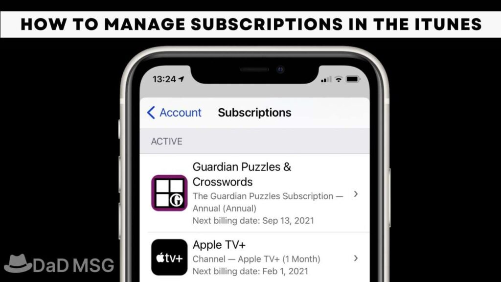 How To Manage Subscriptions In The itunes DaD MSG